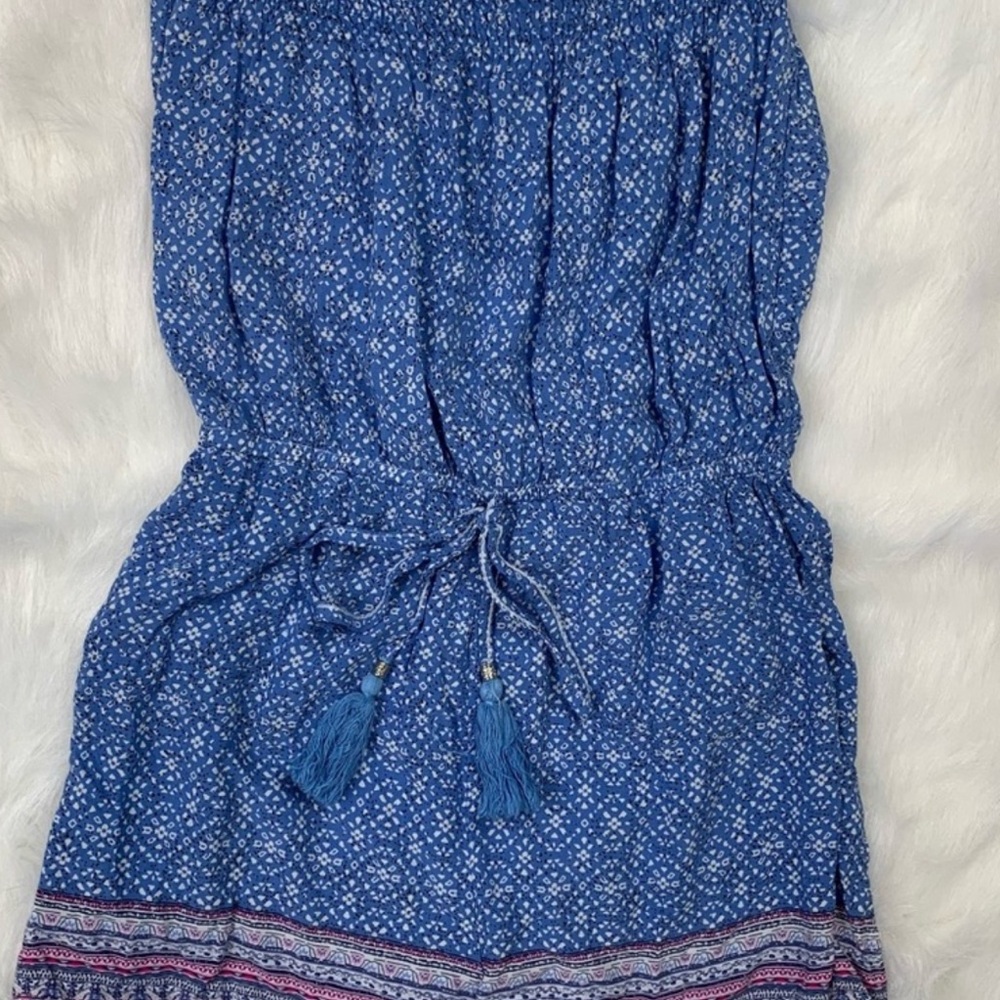 Kiwi And Punch Blue Patterned Romper - image 3